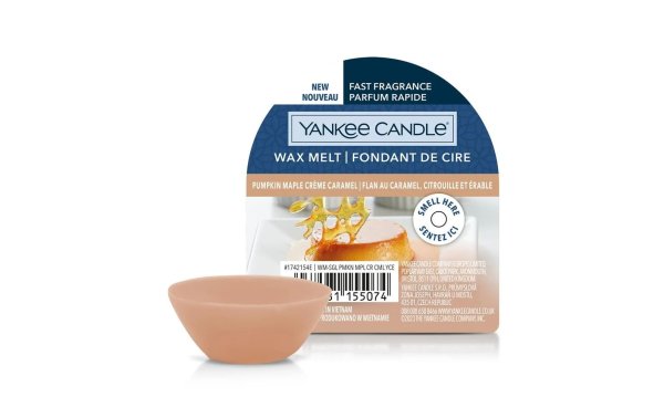 Yankee Candle Signature Duftwachsplättchen Pumpkin Maple Crème Caramel