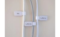 Label-the-cable Kabelbeschriftung MINI TAGS Weiss mit...