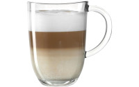 Leonardo Latte Macchiato Tasse Napoli 380 ml, 6 Stück, Transparent