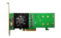 Highpoint RAID-Controller SSD7202 2x M.2 NVMEx4v3, PCI-Ex8
