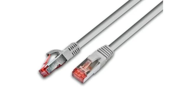 Wirewin Patchkabel  Cat 6, S/FTP, 0.75 m, Grau