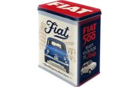 Nostalgic Art Vorratsdose Fiat 500 3 l, Beige/Blau/Rot