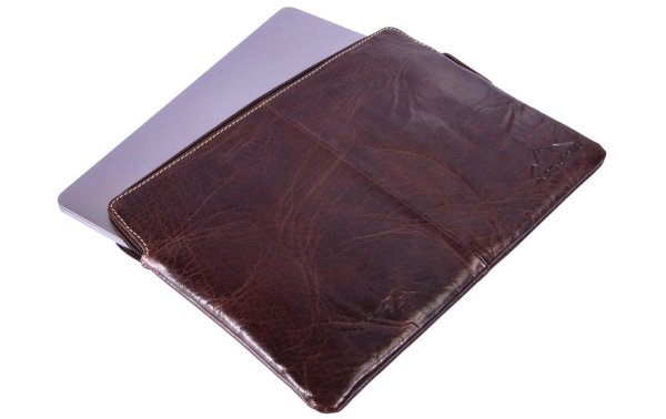 Alpenleder Notebook-Sleeve Spezi MacBook Dunkelbraun, 13 "