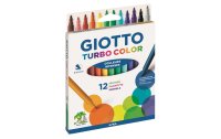 Giotto Filzstift Turbo Color Mehrfarbig 12 Stück