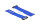 Delock Klettkabelbinder Blau 280 mm x 38 mm 3 Stück