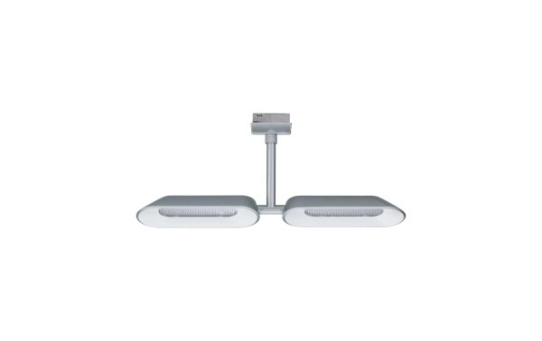 Paulmann LED Schienenspot URail Dipper, 2 x 8 W, 2700 K, Chrom/ Weiss