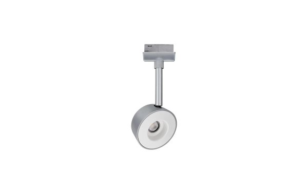 Paulmann LED Schienenspot URail Pellet, 4 W, 2700 K, Chrom/ Chrom