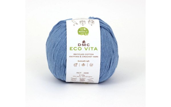 DMC Wolle Eco Vita 100 g, Hellblau