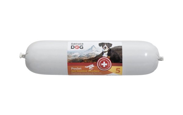 naturaDog Nassfutter Poulet mit Gemüse Brocken, 850 g