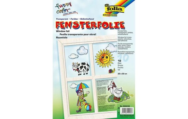 Folia Folie 23 x 33 cm Fenster, farblos, selbsthaftend