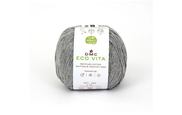 DMC Wolle Eco Vita 100 g, Grau