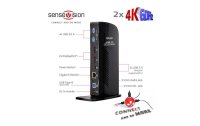 Club 3D Dockingstation CSV-1460 USB 3.0 Dual Display 4K60 Hz