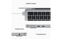 Apple MacBook Air 13" 2022 M2 8C GPU / 256 GB / 8 GB Silber