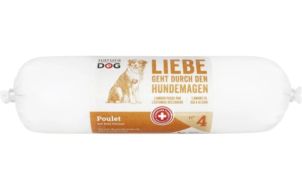 naturaDog Nassfutter Poulet mit Reis Terrine, 400 g