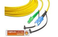 Lightwin LWL-Patchkabel LC/APC-SC, Singlemode, Simplex, 2m