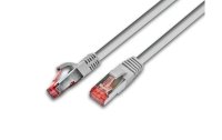 Wirewin Patchkabel  Cat 6, S/FTP, 25 m, Grau