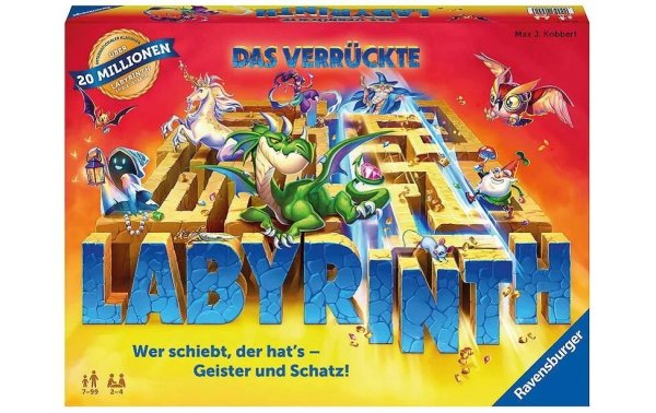 Ravensburger Familienspiel Das verrückte Labyrinth – Neuauflage 2021