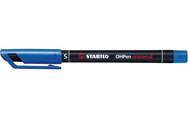 STABILO Folienstift OHPen universal 0.4 mm Superfein, Blau, 10 Stück