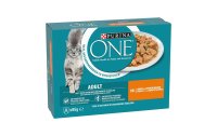 Purina ONE Nassfutter ADULT in Sauce Huhn/Bohnen, 8 x 85g