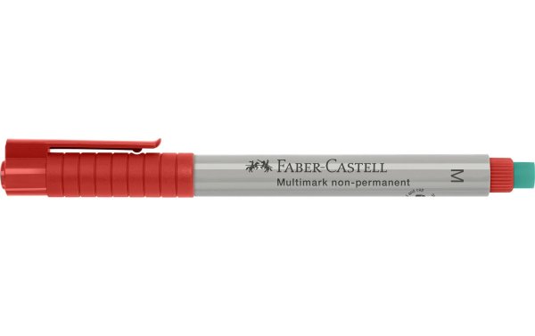 Faber-Castell Folienmarker Multimark 10 Stück, M, Rot