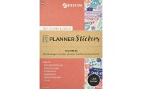 Z-Design Motivsticker Planner Icons & Deko 12 Blatt, 1.356 Sticker