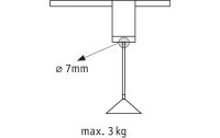 Paulmann URail Universal Pendel Adapter, Chrom