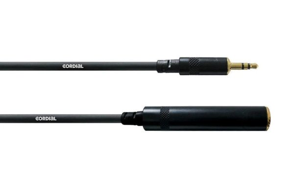 Cordial Audio-Kabel CFM 3 WK 3.5 mm Klinke - 6.3 mm Klinke 3 m