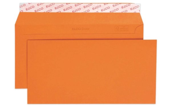 ELCO Couvert Color C5/6, Keine Fenster, 25 Stück, Orange