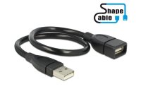 Delock USB 2.0-Kabel ShapeCable USB A - USB A 0.35 m