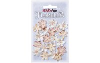 HobbyFun Mini-Utensilien Blüten aus Maulbeerpapier