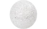 HobbyFun Mini-Utensilien Glitzerkugeln 20 Stück, Weiss