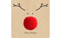 Braun + Company Weihnachtsservietten Big Red Nose 17 cm x...