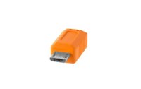 Tether Tools Kabel TetherPro USB-C / 2.0 Micro-B 5-Pin 4.6 Meter – orange