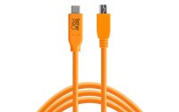 Tether Tools Kabel TetherPro USB-C / 2.0 Mini-B 5-Pin 4.6 Meter – orange