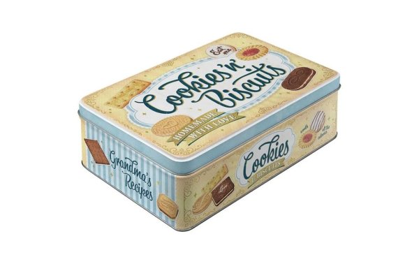 Nostalgic Art Vorratsdose Cookies n Biscuits 3 l, Mehrfarbig