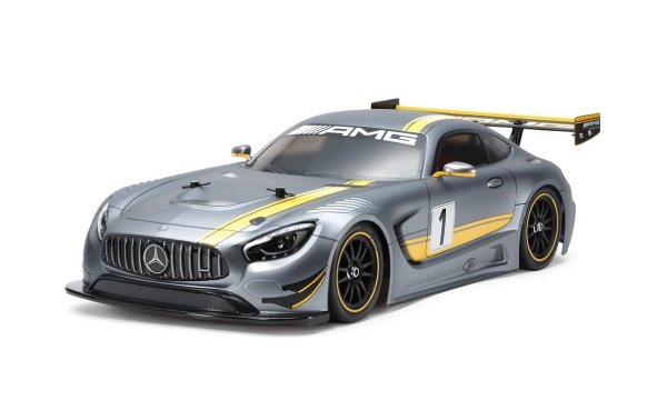 Tamiya Tourenwagen Mercedes AMG GT3, TT-02 1:10, Bausatz