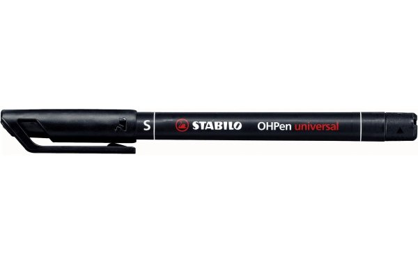 STABILO Folienstift OHPen universal 0.4 mm Superfein, Schwarz