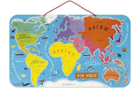 Janod Magnet-Puzzle Weltkarte: Die Welt 92-teilig -DE-