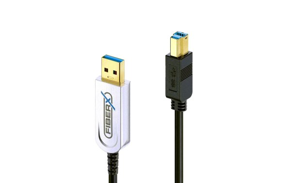 FiberX USB 3.1-Kabel FX-I645 AOC USB A - USB B 15 m