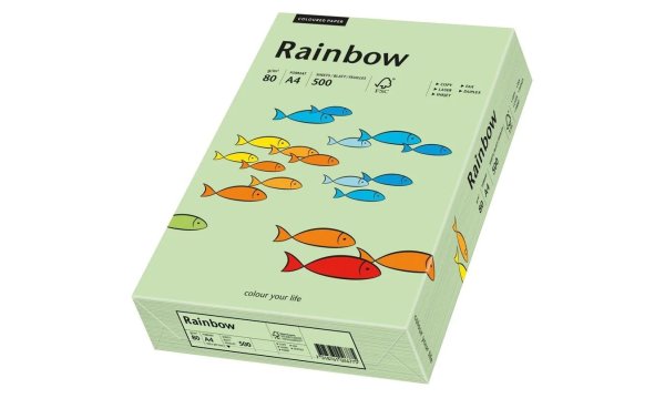 Rainbow Kopierpapier Rainbow 80 g/m² A4, Mittelgrün