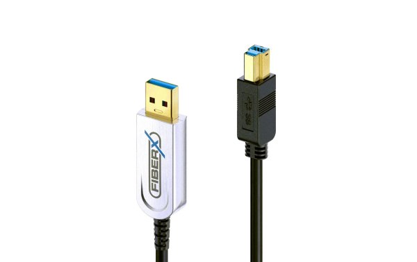 FiberX USB 3.1-Kabel FX-I645 AOC USB A - USB B 7 m