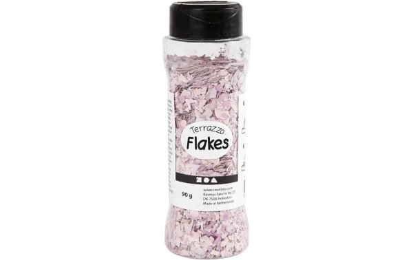 Creativ Company Farbflocken Terrazzo 90 g, Lila