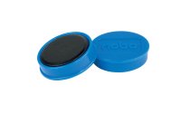 Nobo Haftmagnet Ø 3 cm 4 Stück, Blau