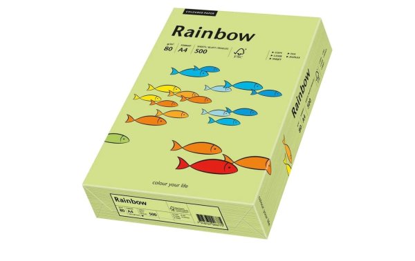 Rainbow Kopierpapier Rainbow 80 g/m² A4, Leuchtend Grün