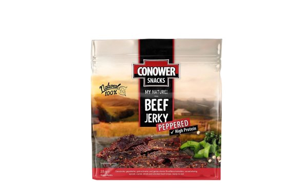Conower Fleischsnack Beef Jerky Peppered 25 g