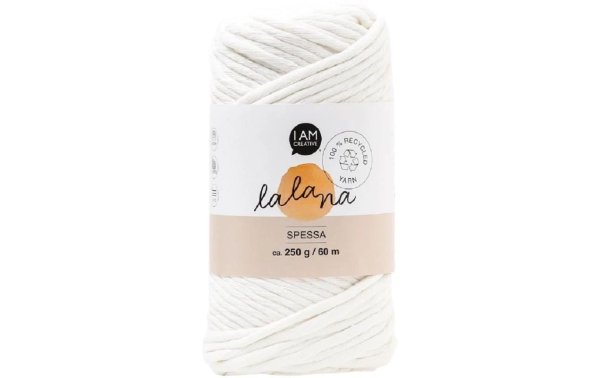 lalana Wolle Spessa 250 g, Crème