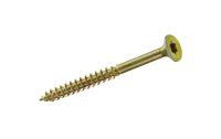 Krafter Spanplattenschrauben Senkkopf 6 x 40 mm Stahl, 12...