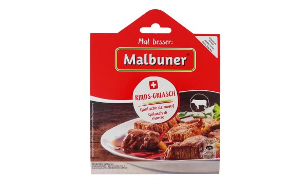 Malbuner Fertiggericht Rinds-Gulasch 350 g