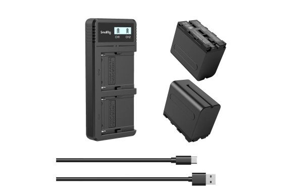 Smallrig Digitalkamera-Akku NP-F970 Akku und Charger Kit