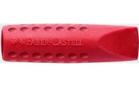 Faber-Castell Radiergummi Grip Cap 24 Stück, Blau und Rot